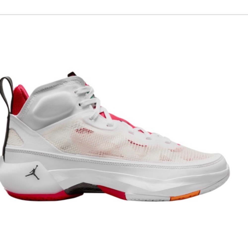 Jordan 37 Hare Kids Sneakers - White, Red, Black